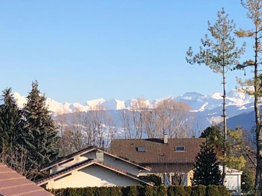 Appartement Belle Vue Sur Les Montagnes Saint-Pierre-en-Faucigny Exteriör bild